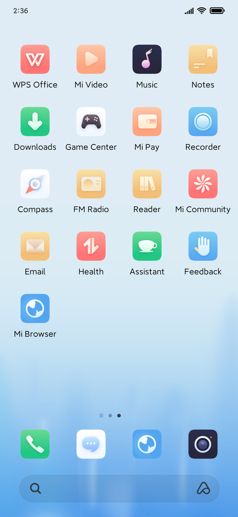Light and pure screenshot
