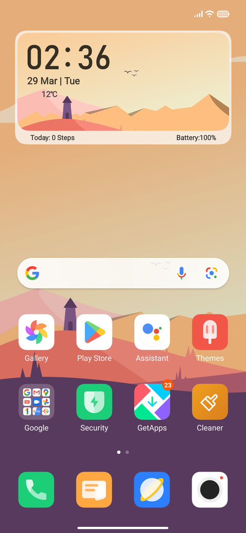 Fantom UI screenshot