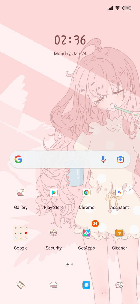 My lazy routine screenshot
