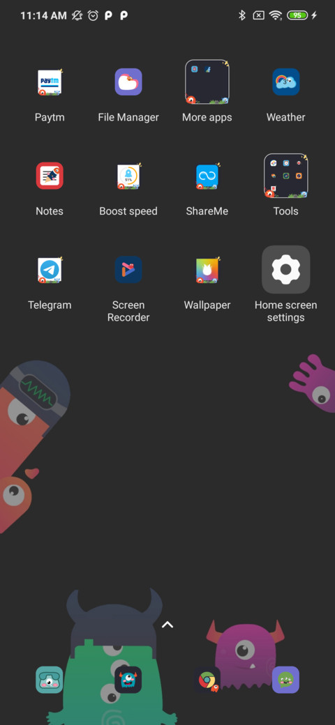 Cartoon monster screenshot