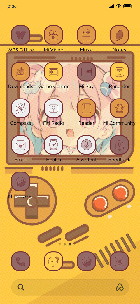games console screenshot
