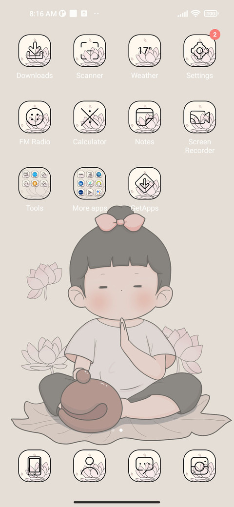 Buddha style lotus screenshot