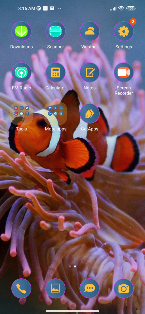 water clownfish screenshot