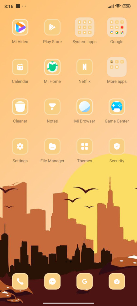 Sunrise screenshot