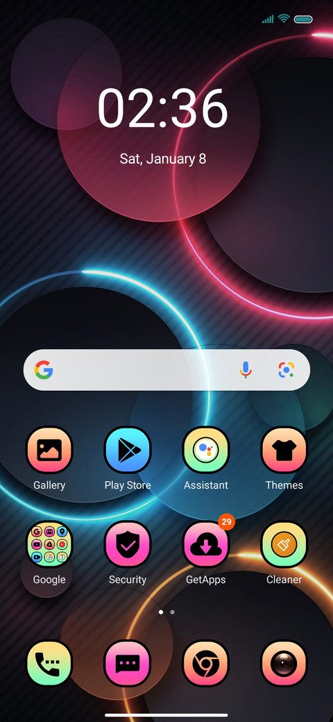 Neon ring screenshot