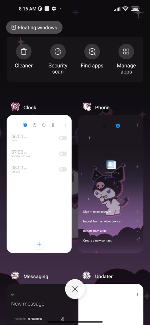Kuromi Stickers screenshot