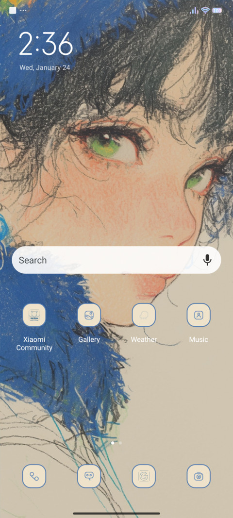 Pencil drawing screenshot
