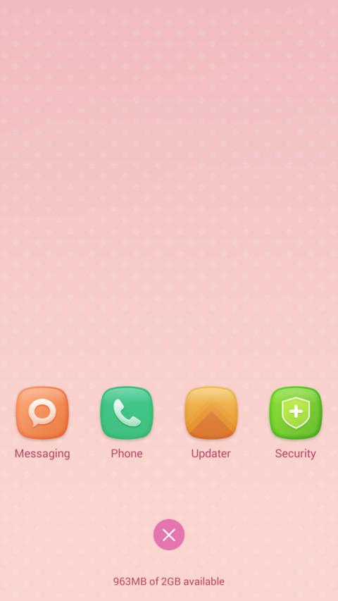 MIUI 7-Pink Blush screenshot
