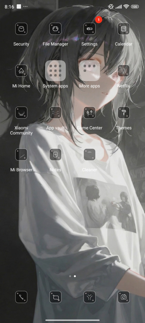 Dynamic anime screenshot