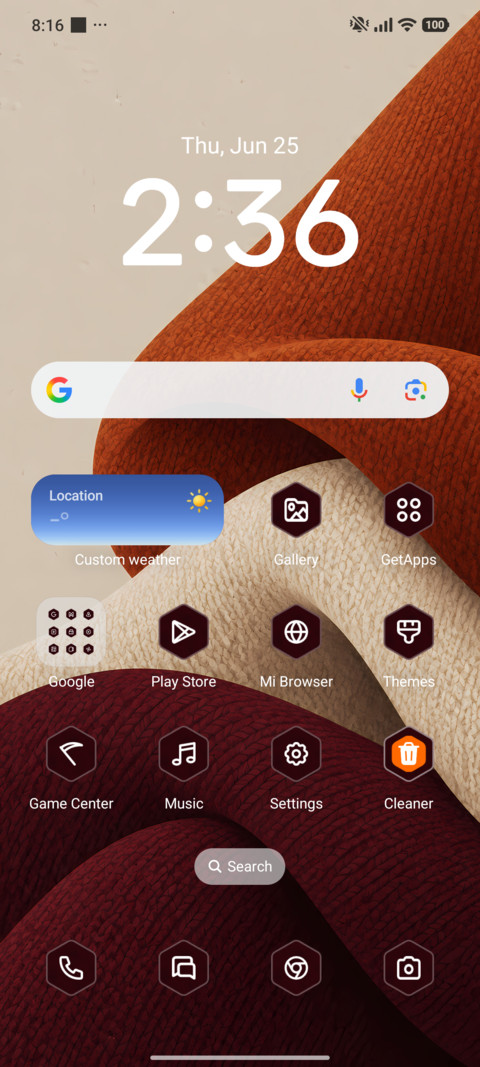 Warm Layers screenshot