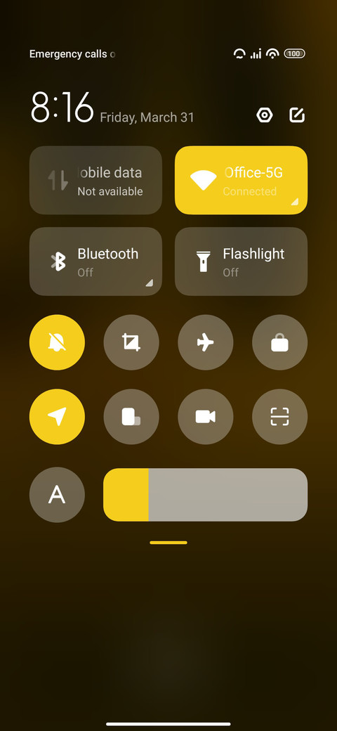 Minimalist screenshot