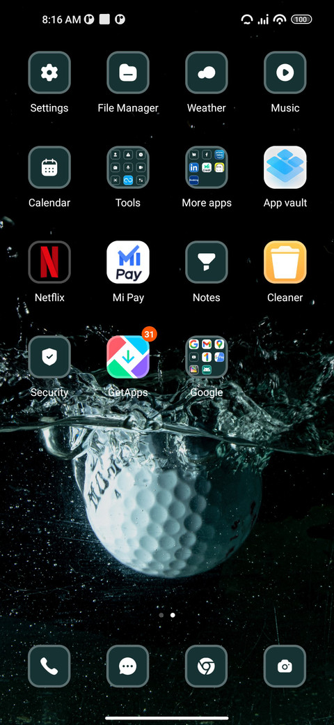 Golf screenshot