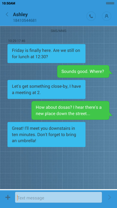  IN Textured Blue screenshot