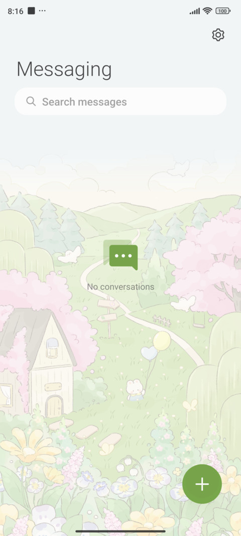 Spring garden screenshot