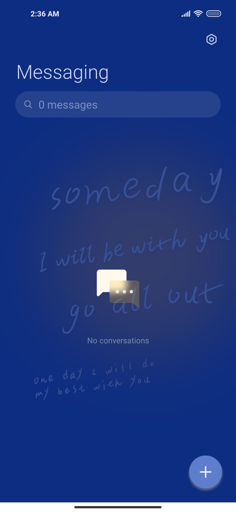 Klein blue screenshot
