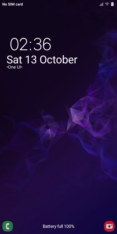 One UI screenshot