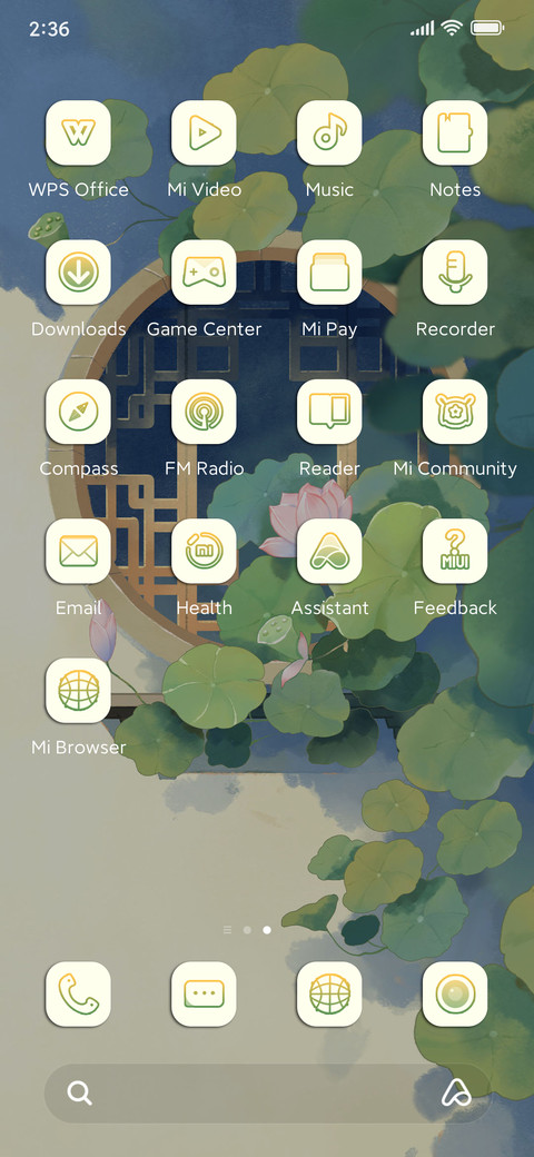 Window lotus screenshot