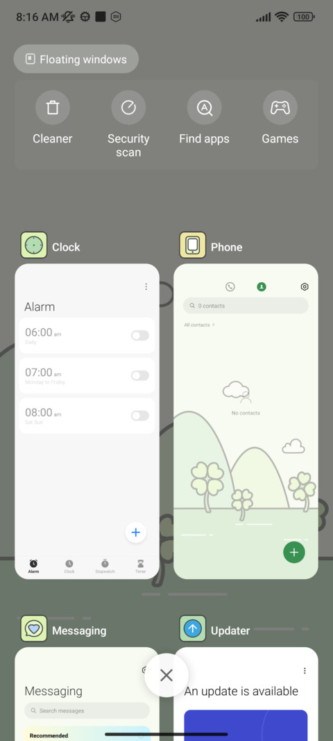 Clover screenshot