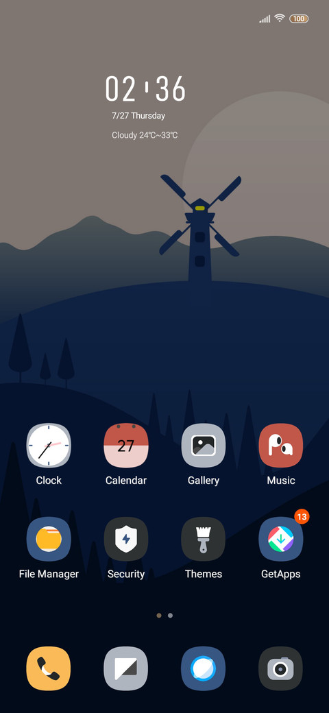 The evening breeze screenshot