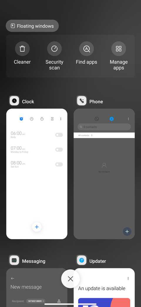 black space screenshot
