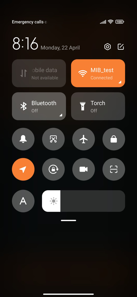 Retro block keypad screenshot