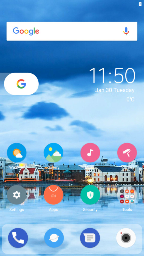Oreo 8.1 screenshot