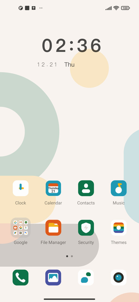 Geometric dot screenshot