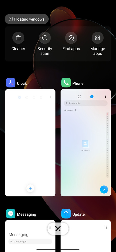 mi h2o screenshot
