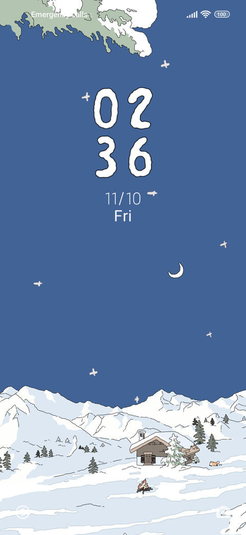 It's snowing today screenshot
