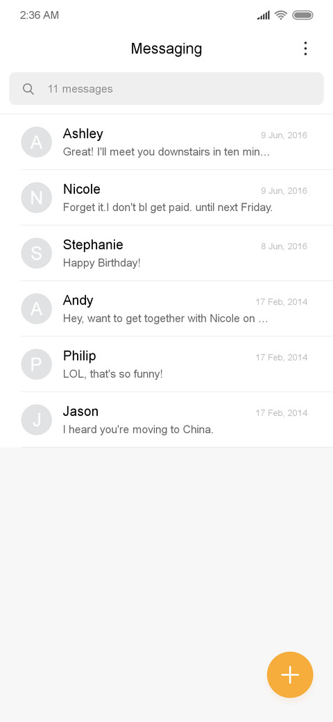 Arial screenshot