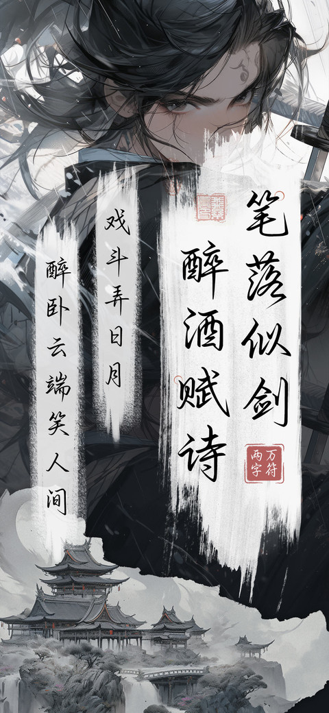 笔落似剑醉酒赋诗 screenshot
