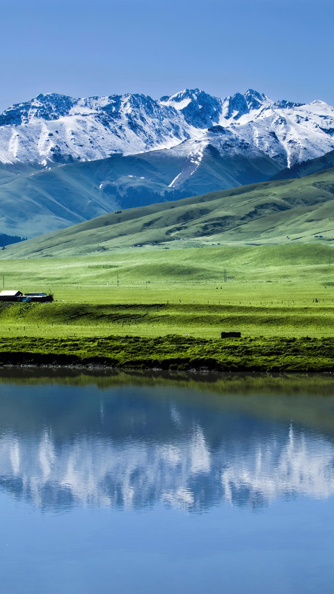 Tangbula grassland lake screenshot