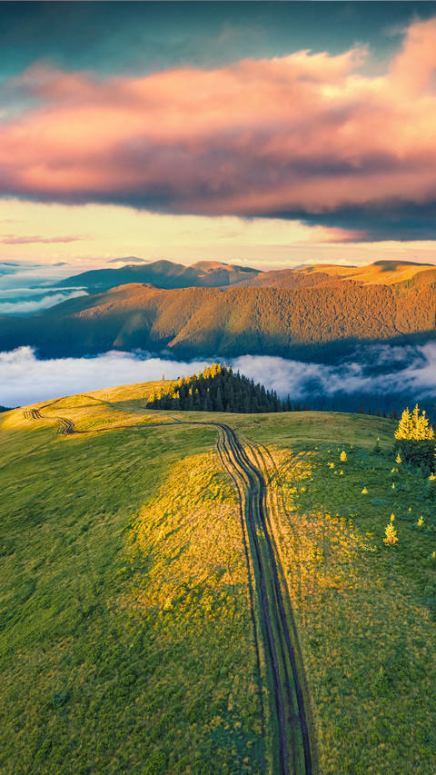 Incredible Summer Scene of Carpathian Mountains screenshot