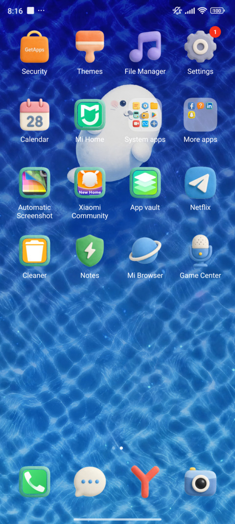 Minimal Swim Seal screenshot