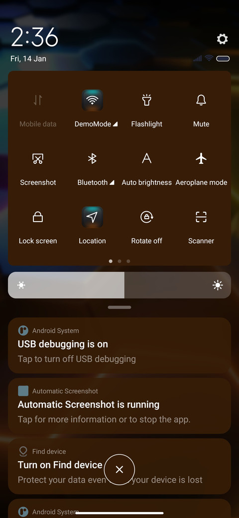 Rainbow hexagon screenshot