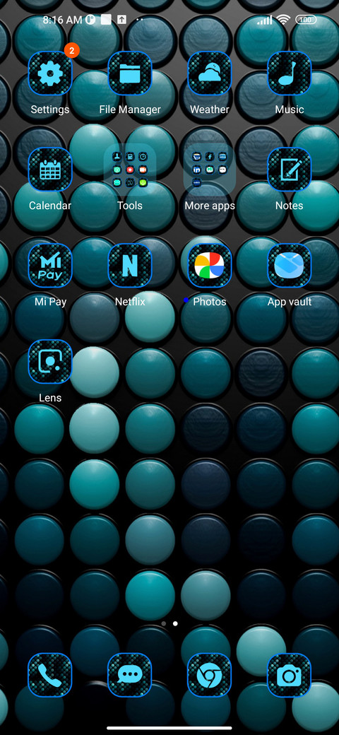 abstract circles screenshot