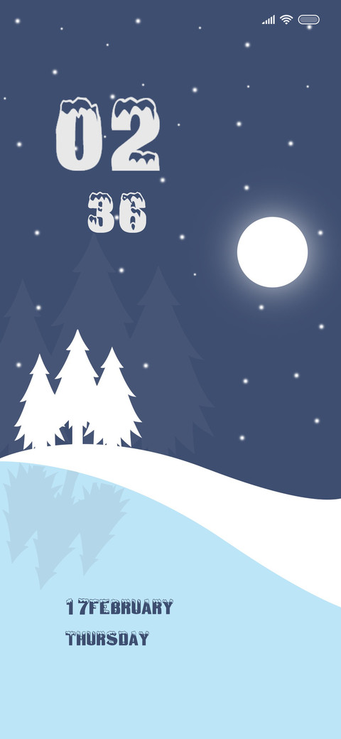 Snowfall Night screenshot