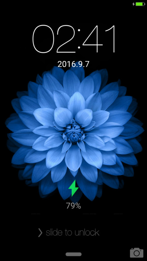 iOS Blue screenshot
