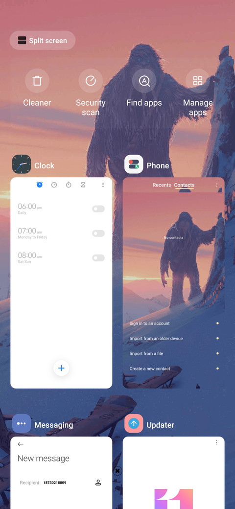 The monster screenshot