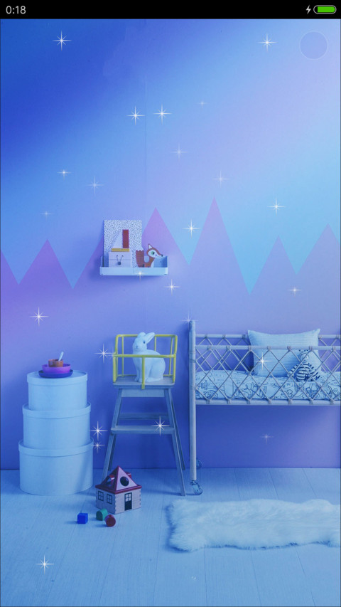 炫酷锁屏 侧边栏（星星特效+好评返现） screenshot