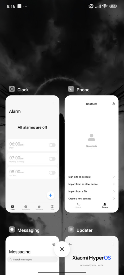 Grey screenshot