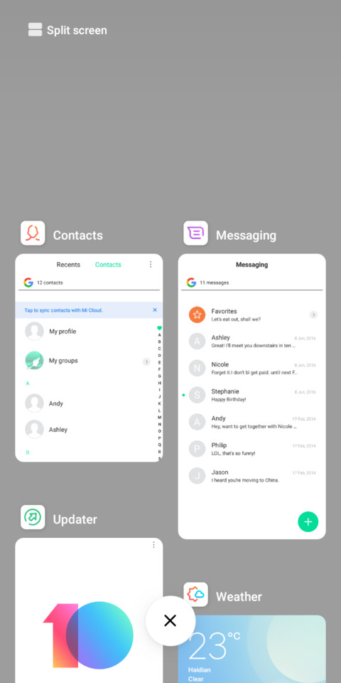WHITE screenshot
