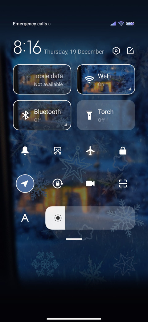 Winter Snowflakes screenshot