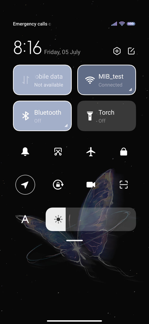 Simple butterfly screenshot