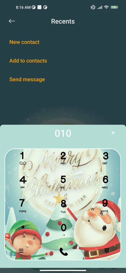 Christmas tree screenshot