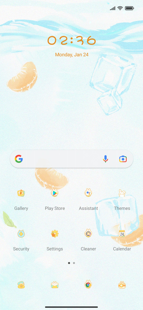 Summer orange soda screenshot