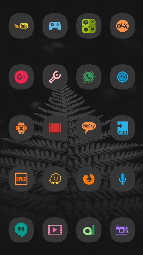 OneUi Dark v10 screenshot