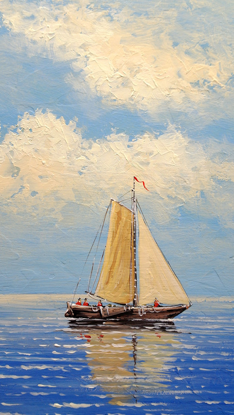 Healing oil painting screenshot