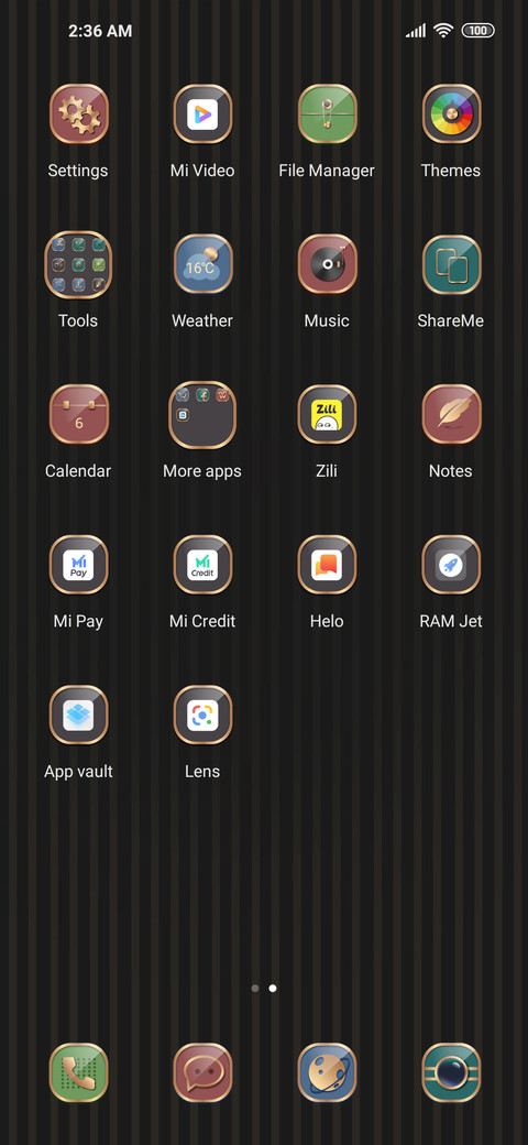 Luxury gold screenshot