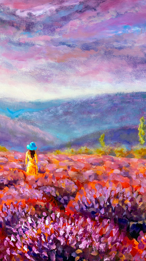 Oil painting wallpaper screenshot